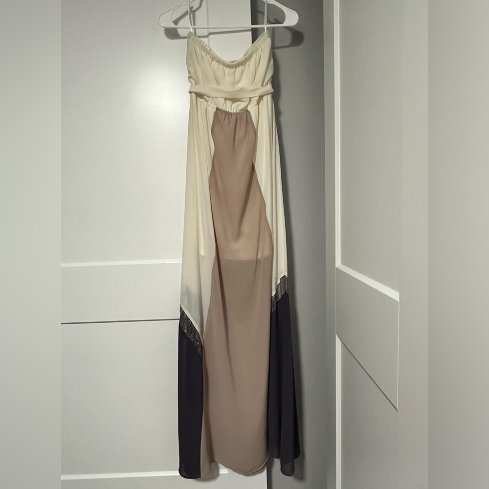 Strapless Color Block Dress New with Tags